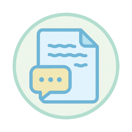 icon laporan lisan dan tulis lasana