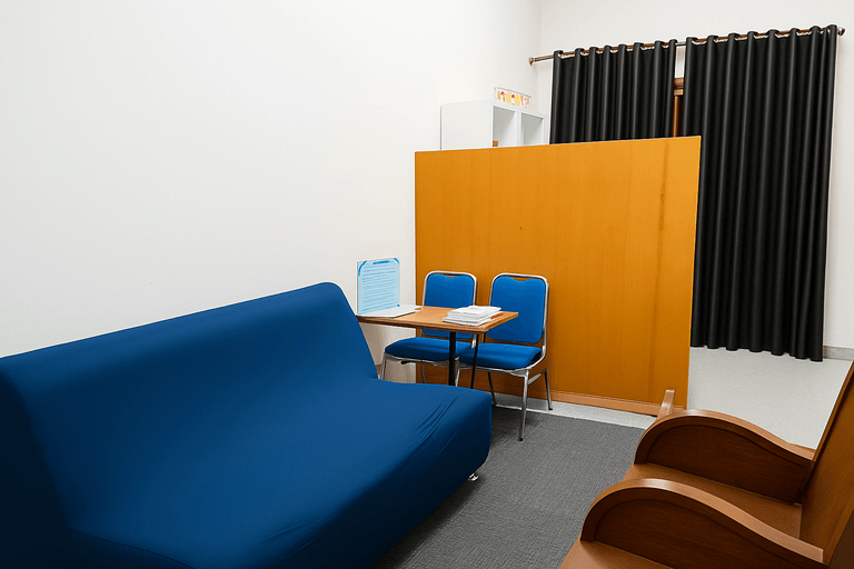 ilustrasi ruang konsultasi lasana, terapi tumbuh kembang anak sukoharjo